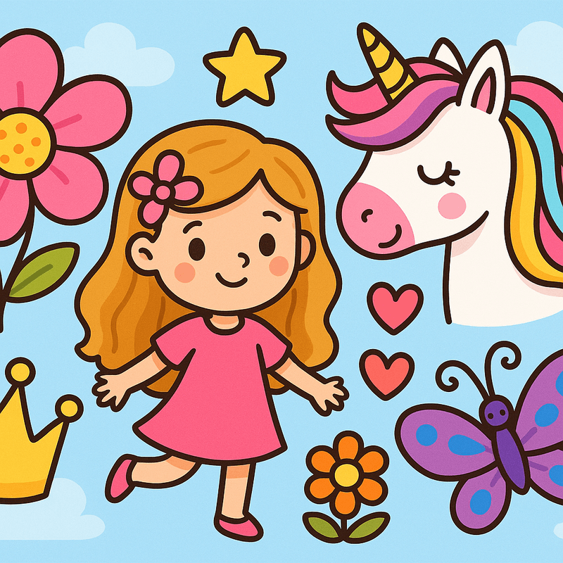 Coloring pages for girls