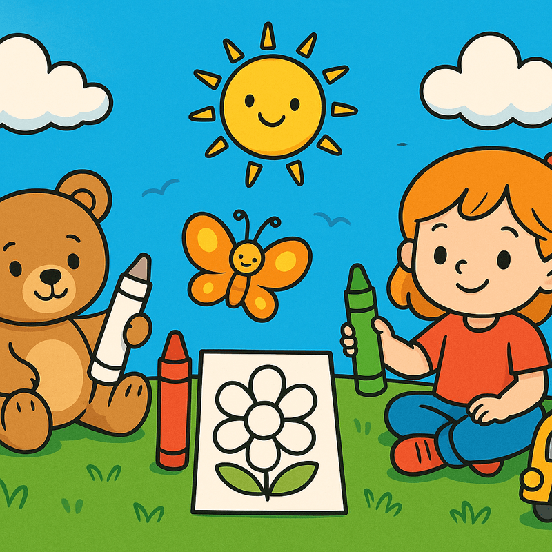 Preschool coloring pages