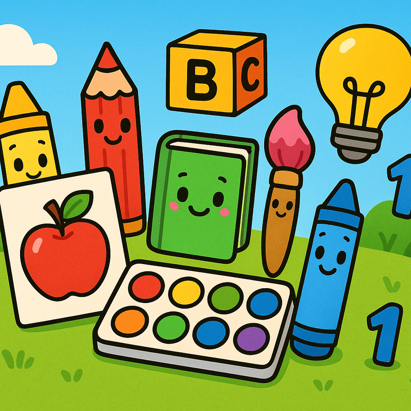 Educational coloring pages