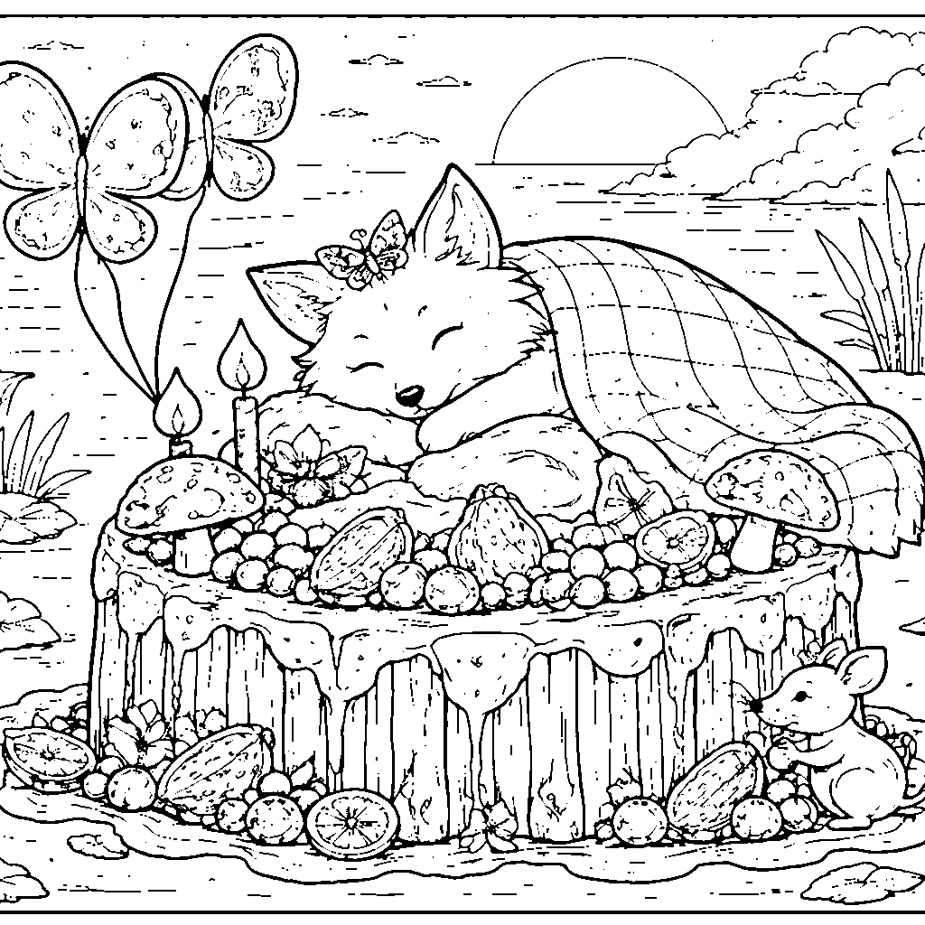 Clever Fox Coloring Adventure