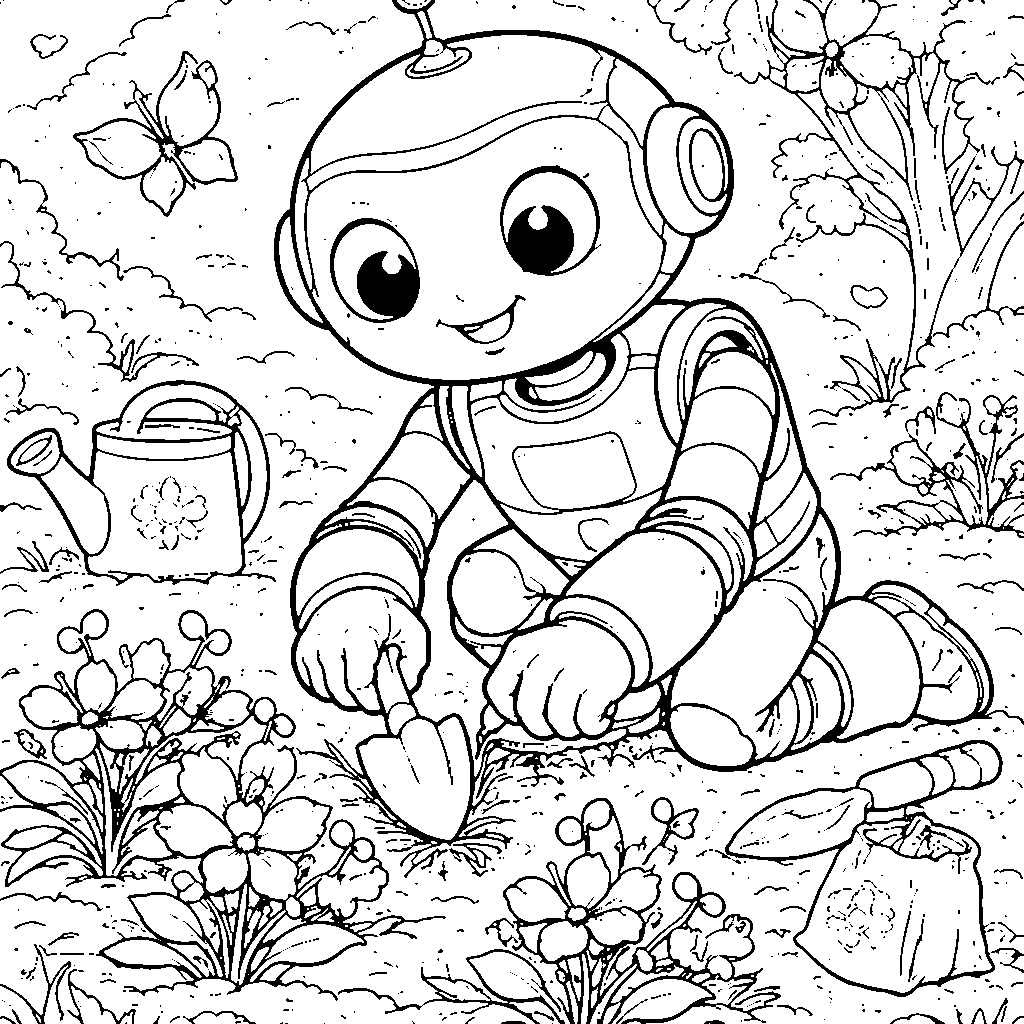 A Friendly Robot Gardener