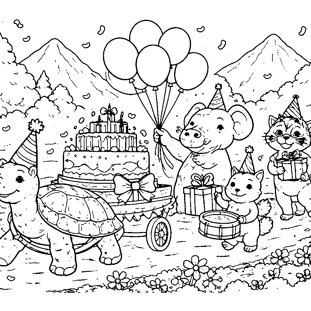 Joyful Birthday Parade