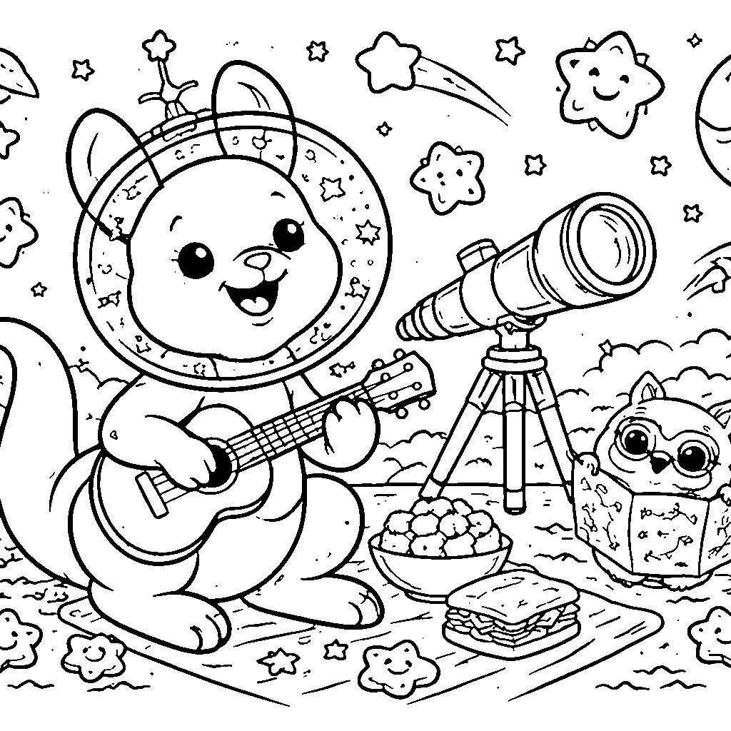 Jump into Fun with Our Kangaroo Coloring Page!