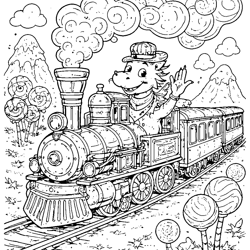 Magical Steam-Powered Train