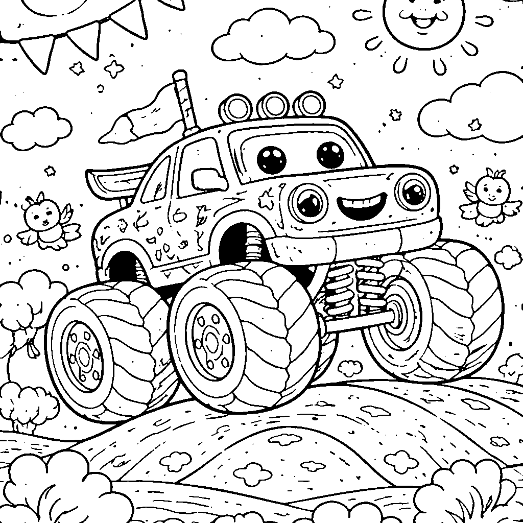 Playful Monster Truck