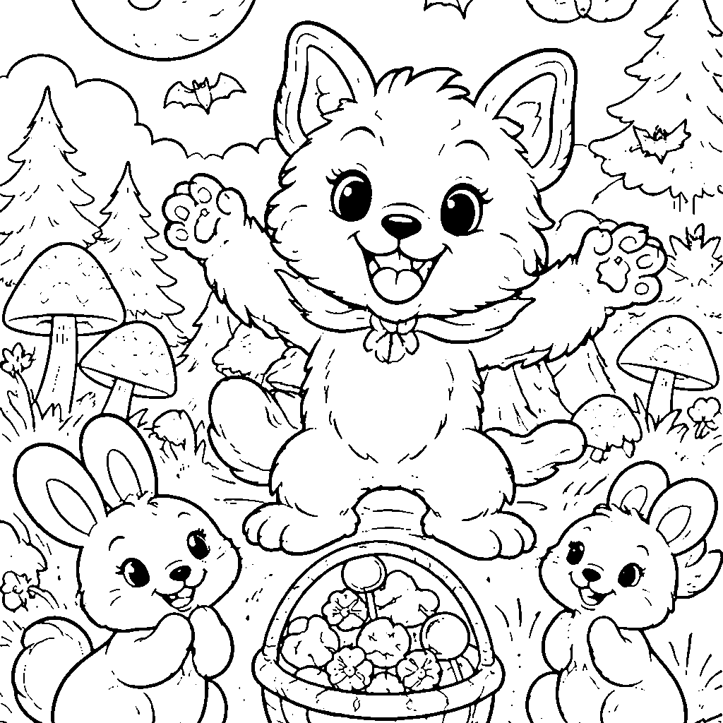 Playful Werewolf Puppy