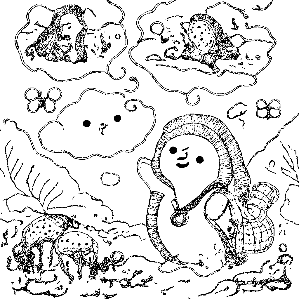 Thoughtful Hedgehog Coloring Adventure