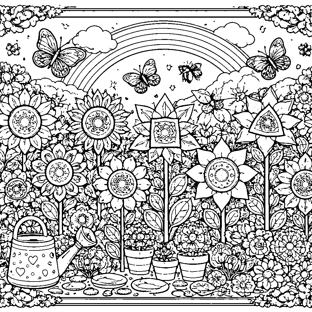 Vibrant Shape Garden