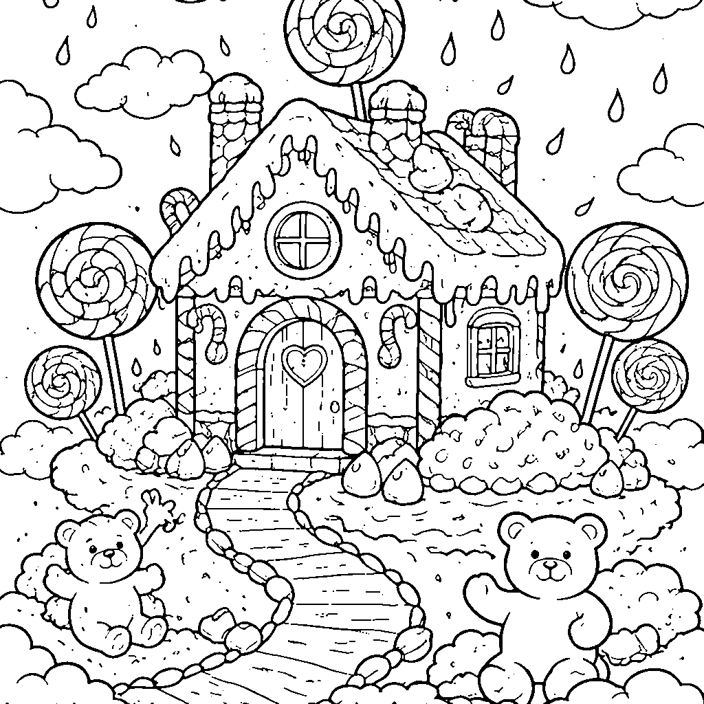 Whimsical Candy House