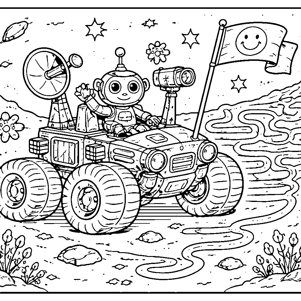 A Whimsical Lunar Rover