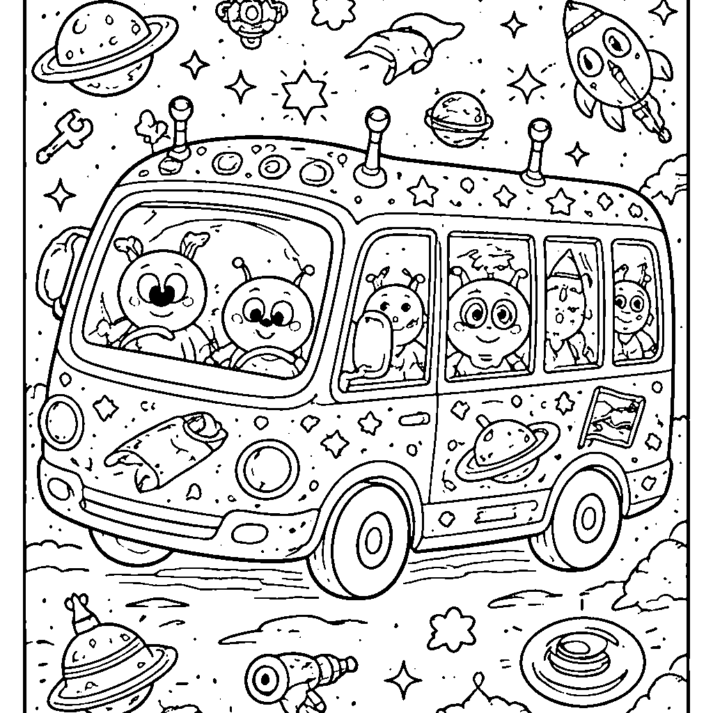 A Whimsical Space Bus