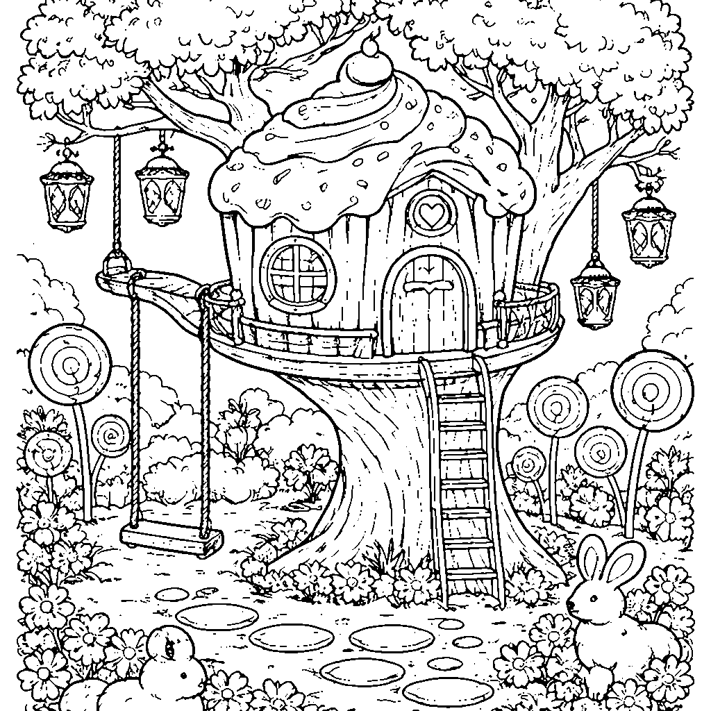 Whimsical Treehouse