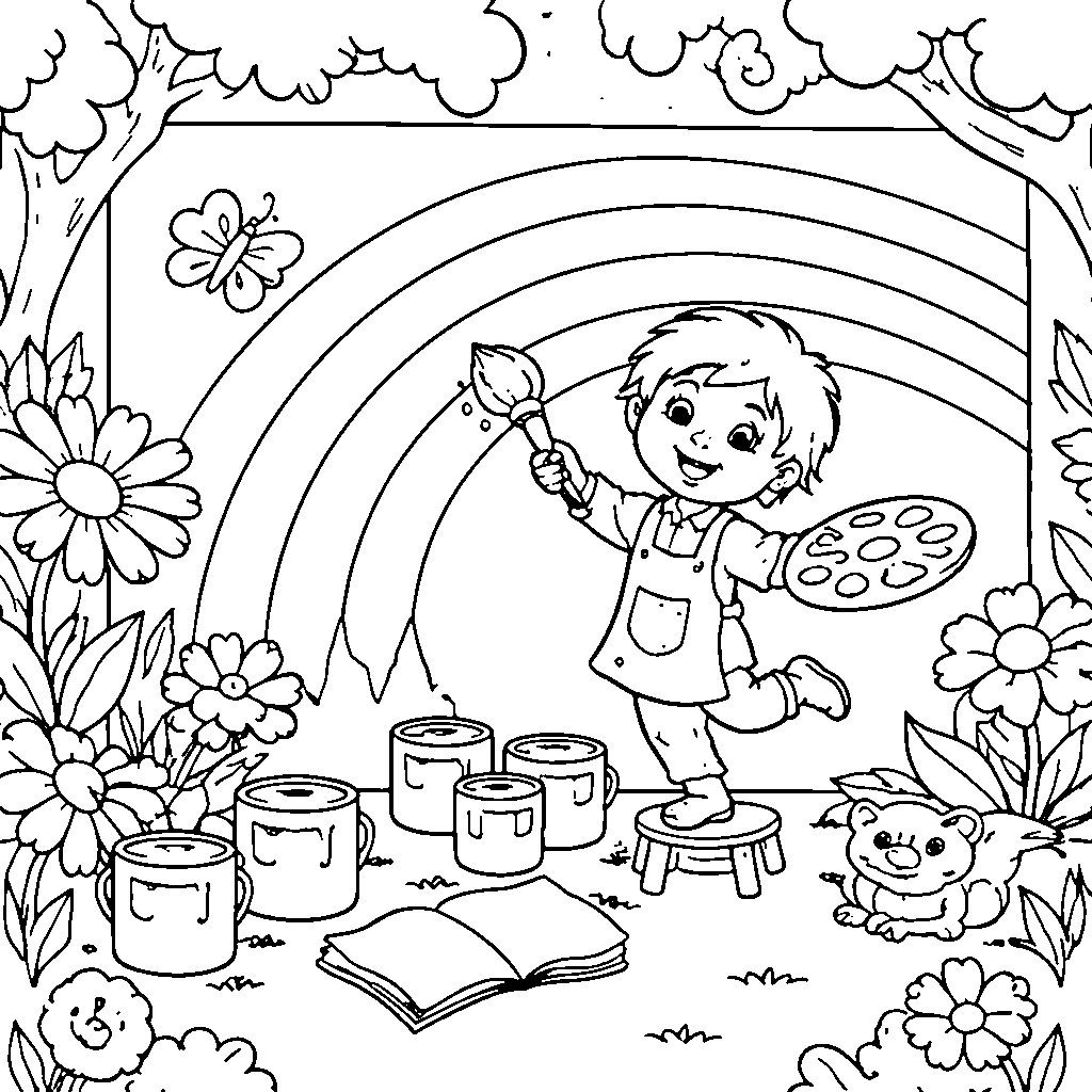 An Imaginative Young Artist