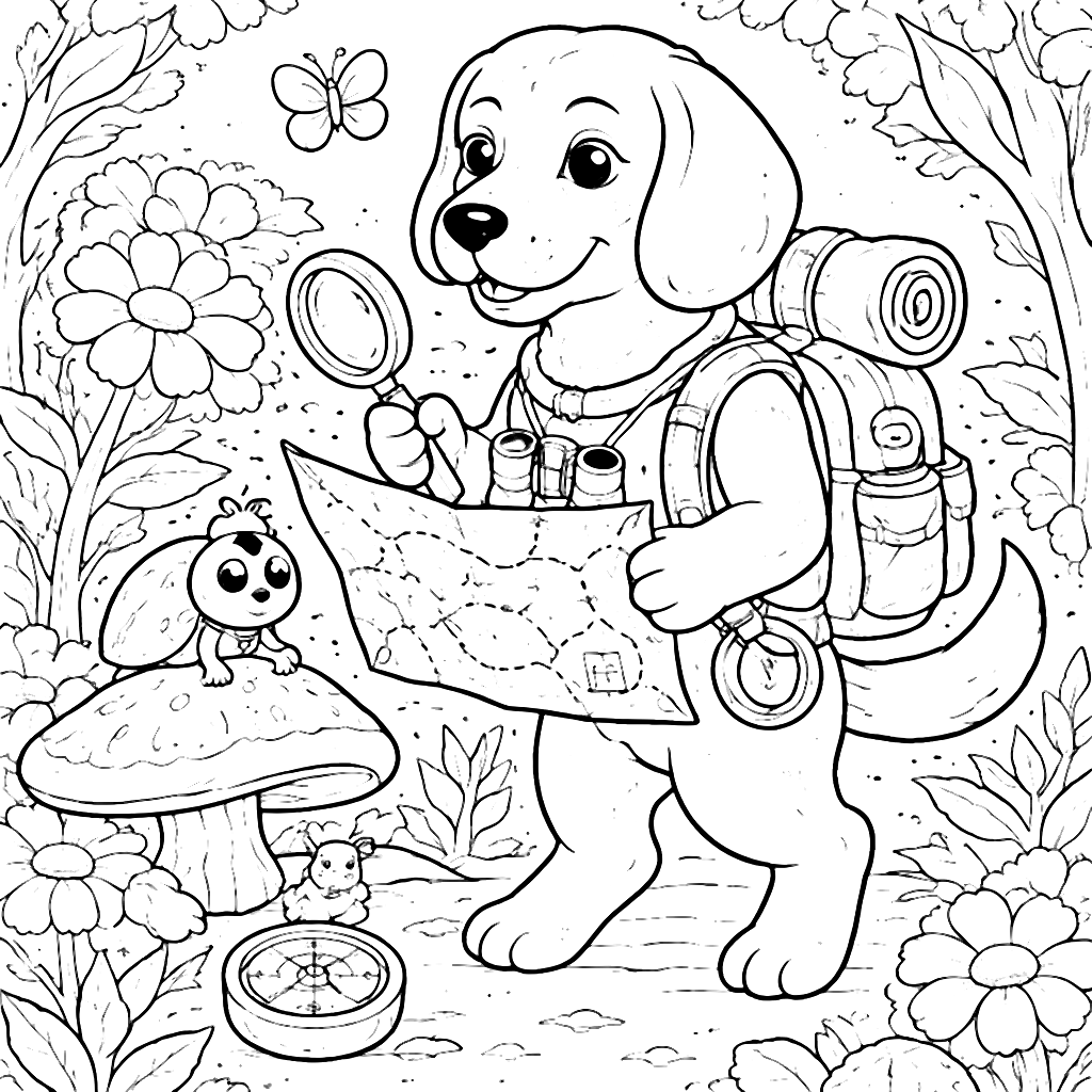 Beagle Adventure: Explore the Whimsical Forest