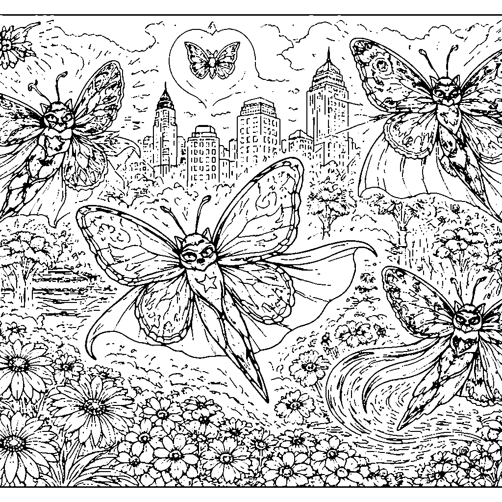 Butterfly Superheroes