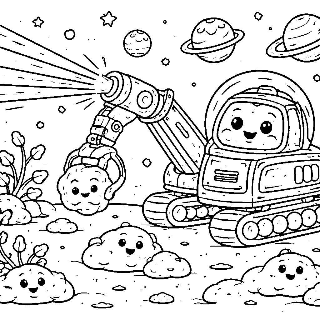 Excavator Space Explorer