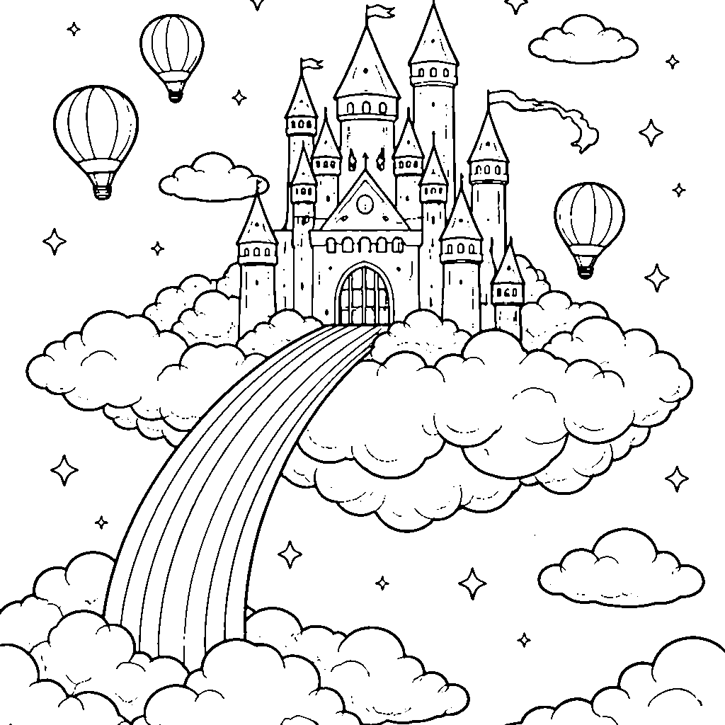 Floating Castle in the Clouds