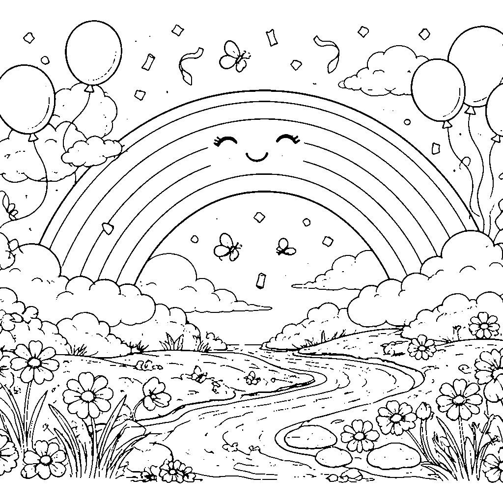 Friendly Rainbow Parade