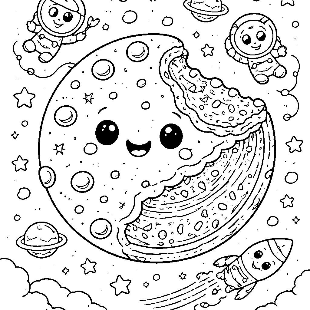 Giant Chocolate Cookie Planet