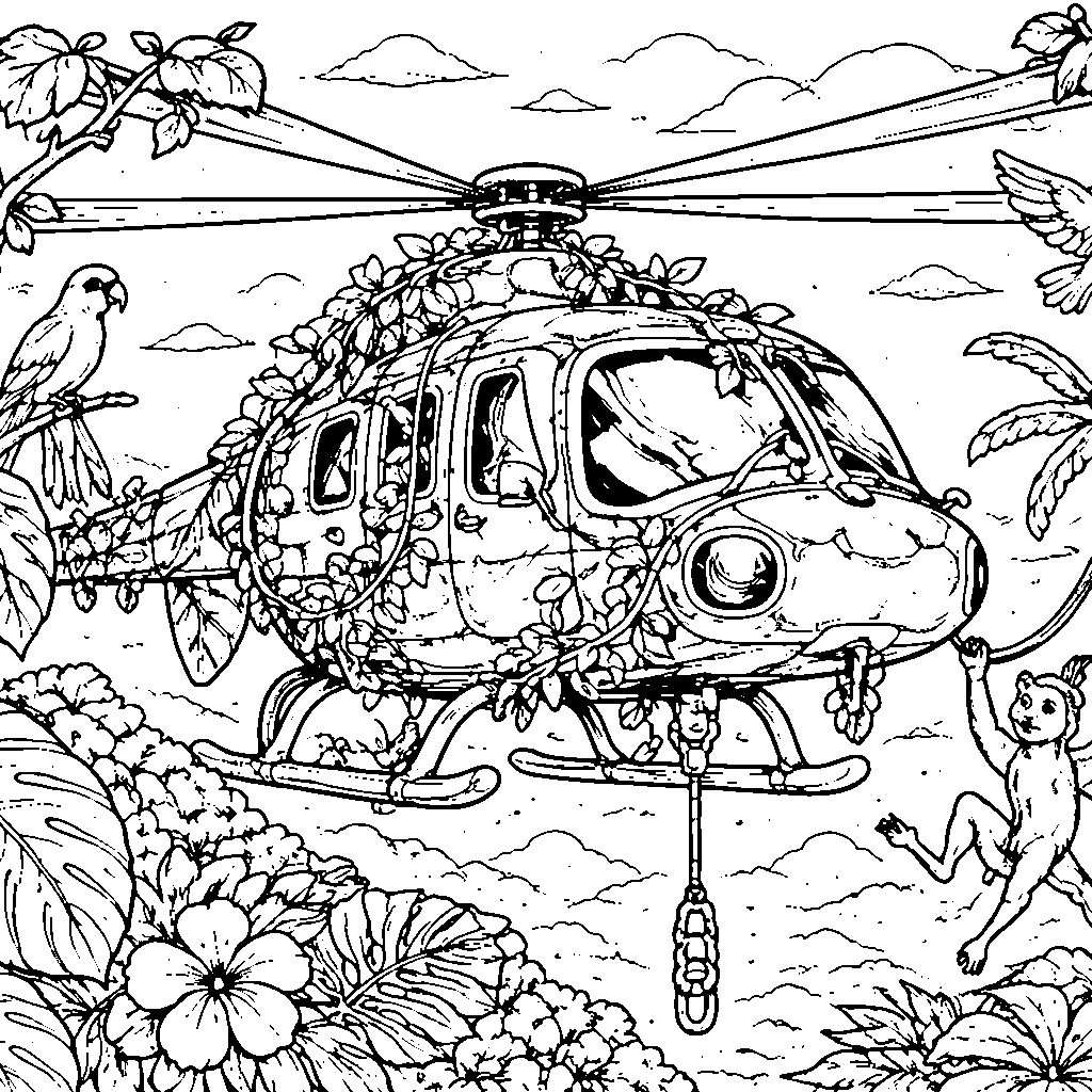 Helicopter Jungle Explorer
