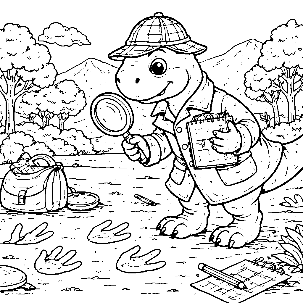 Imaginative Dinosaur Detective