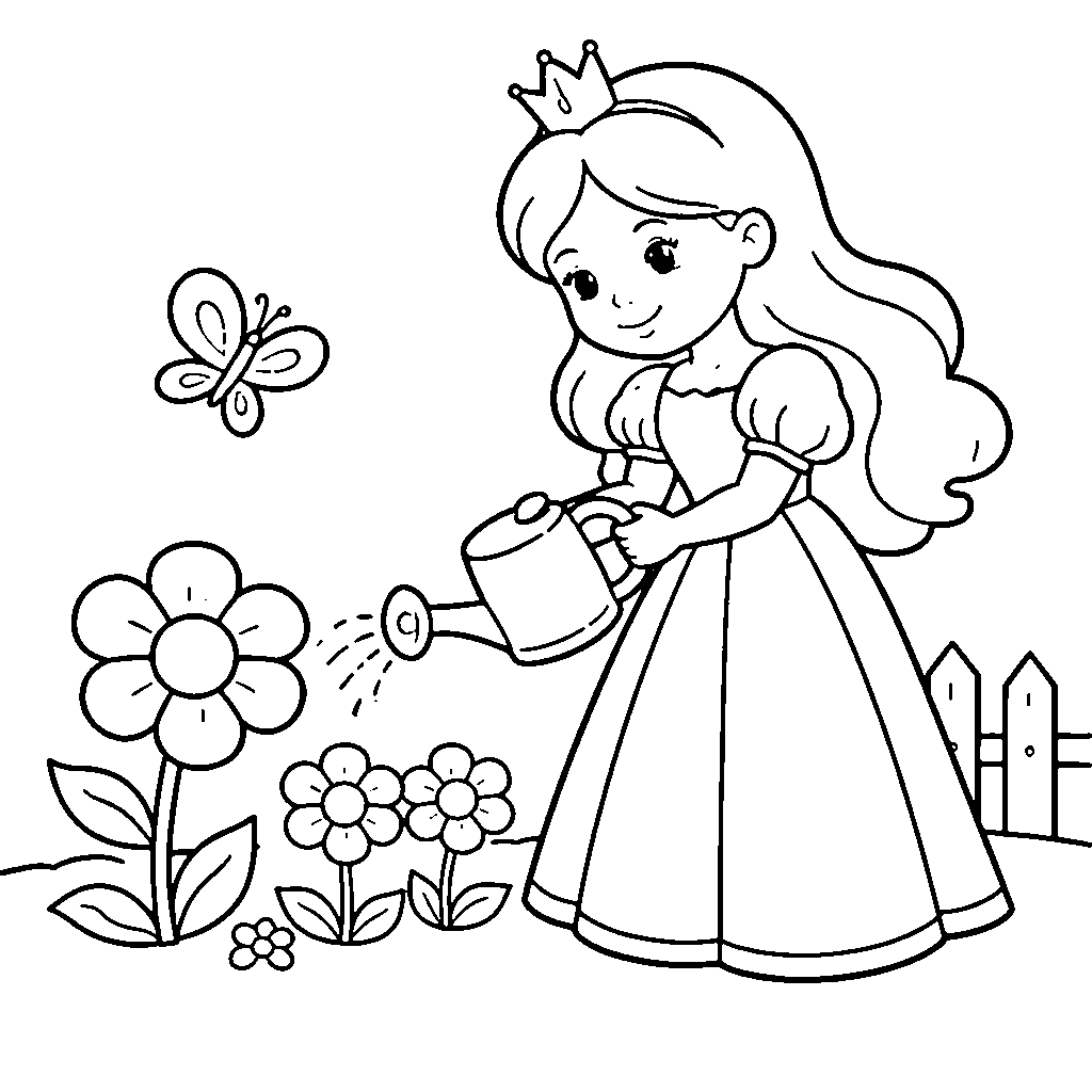 Princess in the Garden