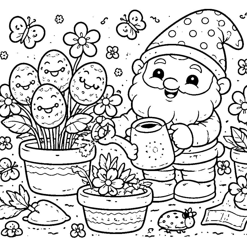 Magical Easter Garden Gnome