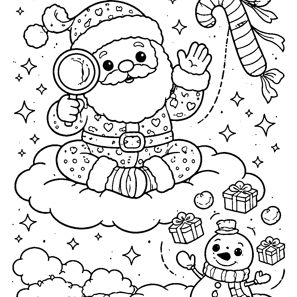Color the Jolly Santa Claus This Christmas