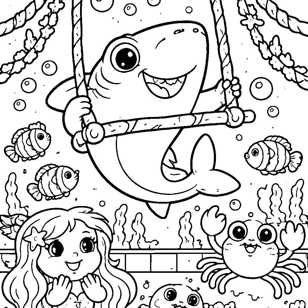 Shark Circus Performer