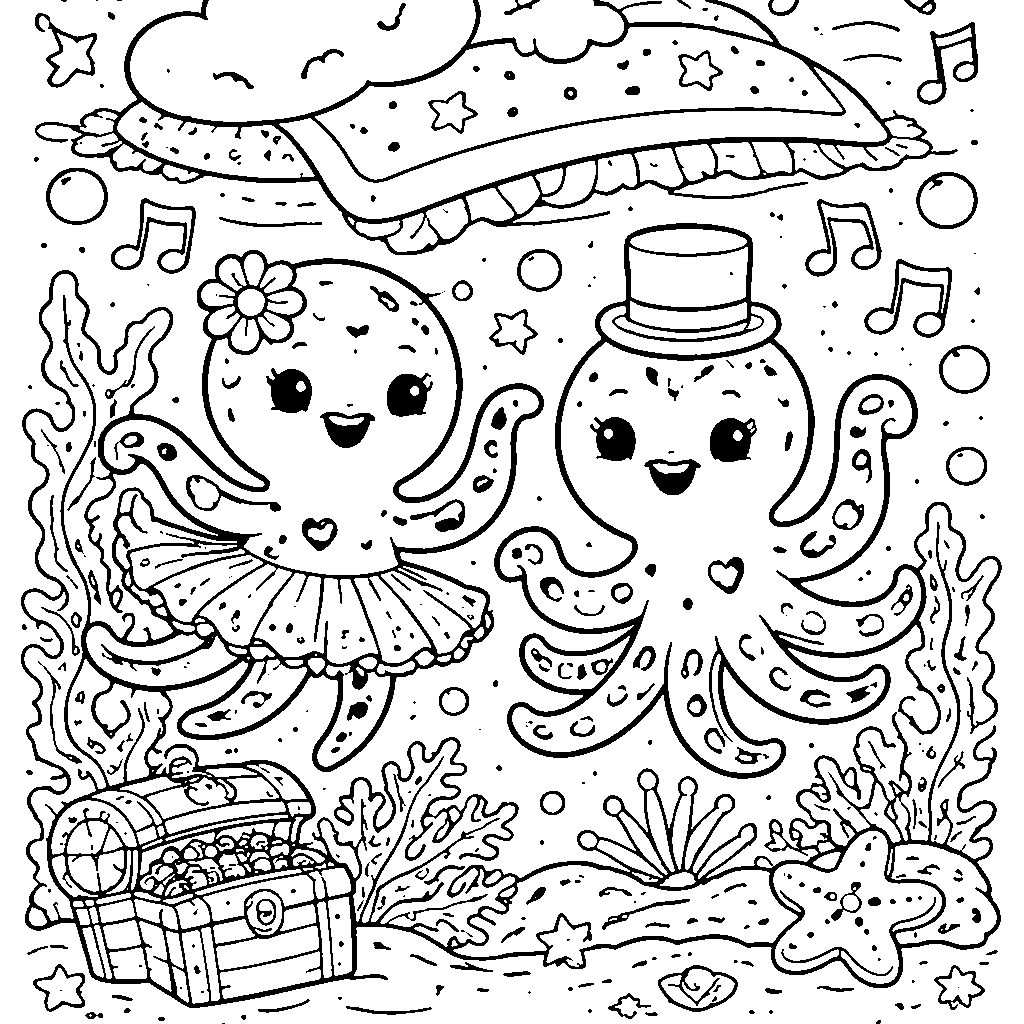 Dancing Octopuses: A Colorful Underwater Adventure