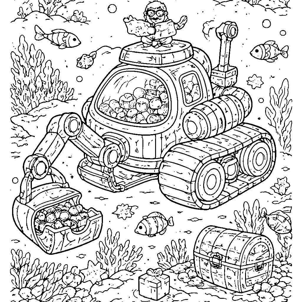 Dive into Fun with Underwater Construction Vehicles!