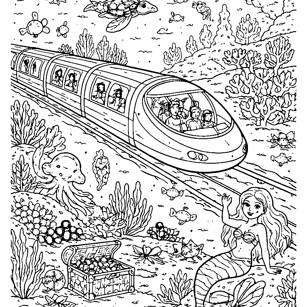 Underwater Train Adventure