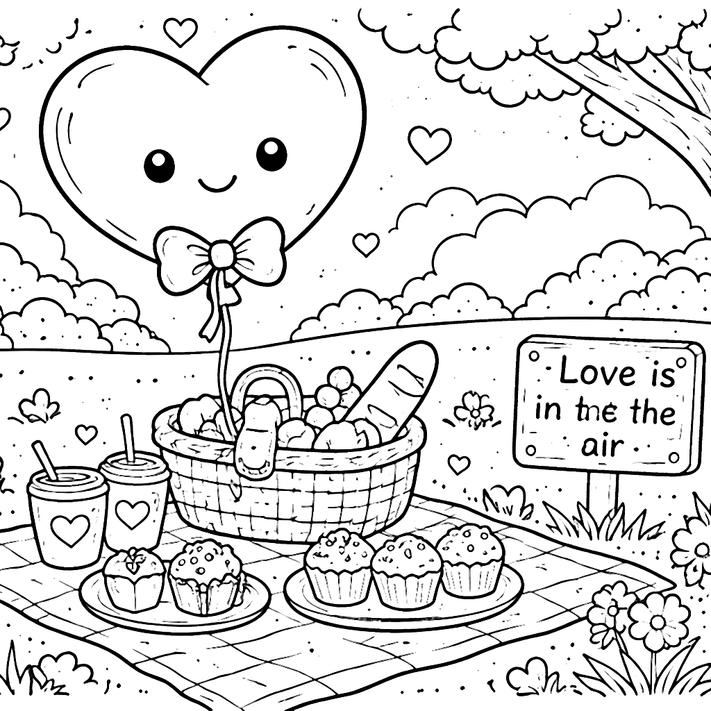 Celebrate Love with Our Valentine's Day Coloring Page