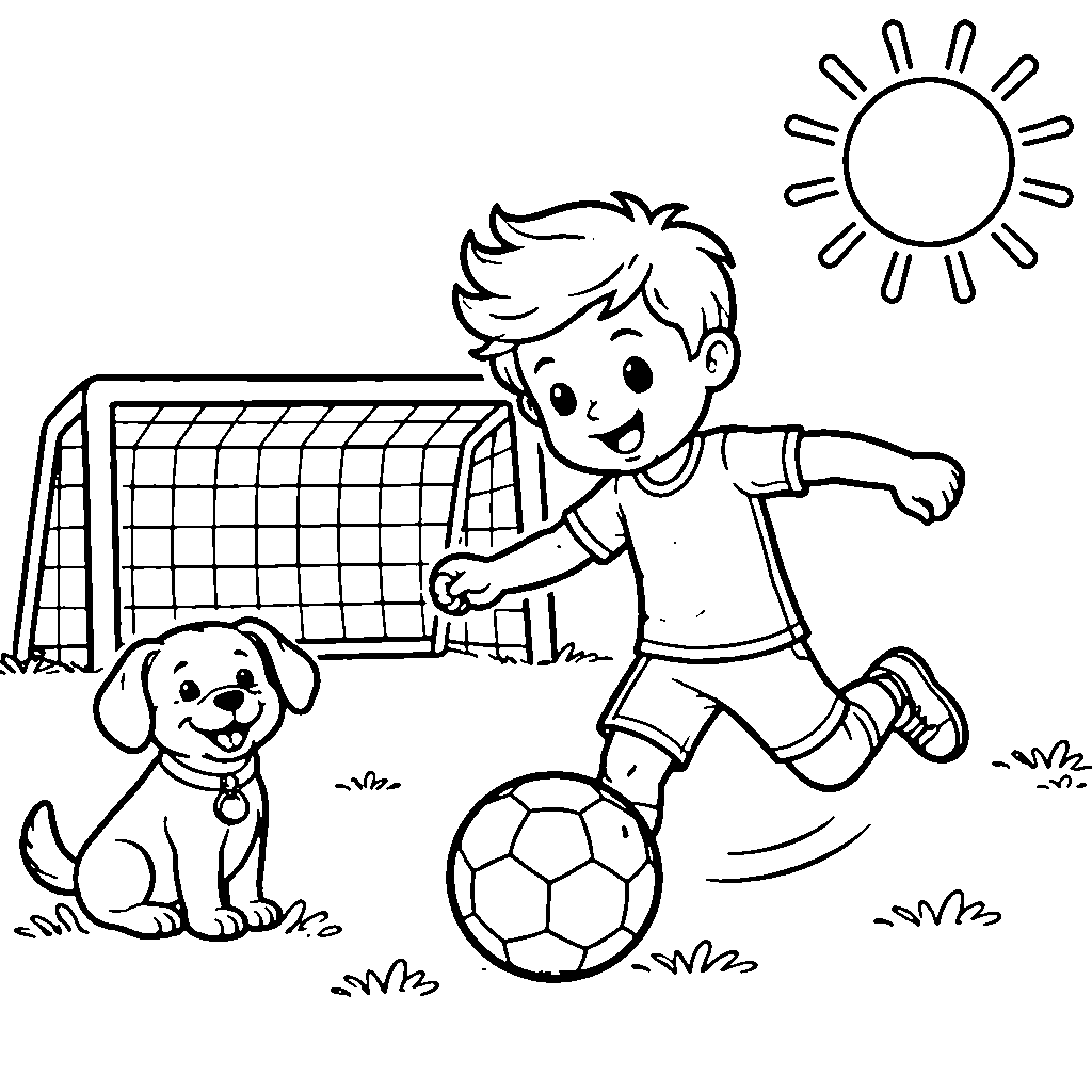 Cheerful Soccer Player